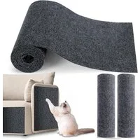 Refined Living Kratzmatte Selbstklebend Katzenkratzmatte 40x200cm 2-tlg., DIY Kratzbretter Katze, (Kratzteppich (Kratzmatte Sofa, Katzen Möbel Schutz, DIY Kratzpad, DIY Kratzbretter Katze Wand, Kratzschutzmatte, Katzenteppich, Krallenpflege, Kratzmat