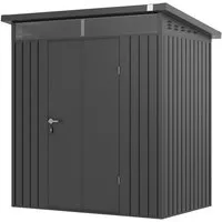 GFP Gerätehaus Gartenhaus Geräteschuppen Lena mit Pultdach, BxT: 180x120 cm, Höhe 205 cm
