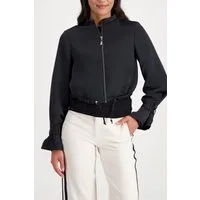 Monari Blouson Jacke Satinblouson Regular fit mit Stehkragen