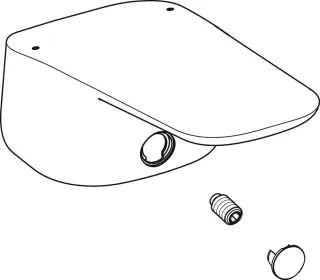 Ideal Standard Griffhebel Ceraflex, mit Logo, Chrom B961375AA