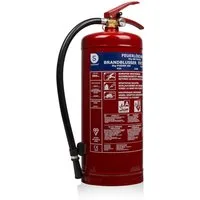 smartwares Pulver-Feuerlöscher Smartwares FEX-15160 6 kg Pulver-Feuerlöscher – Brandklasse ABC – inkl, 6 kg ABC inkl. Befestigungsmaterial BB6 retail