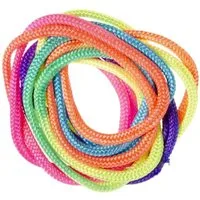 LG Designs Puzzle Schnurpuzzle, Geschicklichkeitsspiel / Fadenspiel /Fingerspiel, 1 Puzzleteile, Finger Rope / Fingertwist Regenbogen / Mitgebsel
