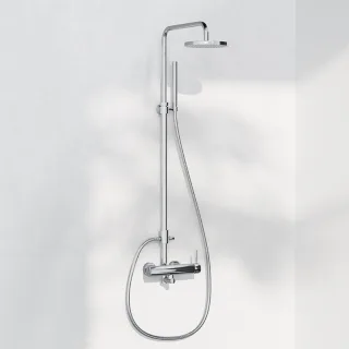 Steinberg Brauseset Aufputz m. EHM, Regen-/Handbrause, Serie 100, 100.2760 1002760