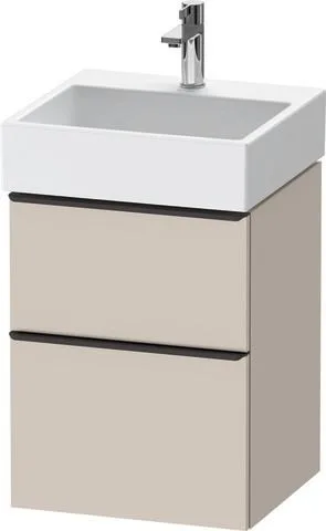 Duravit D-Neo Waschtischunterbau wandhängend Taupe Matt 484x442x625 mm - DE43700BD910000 DE43700BD910000