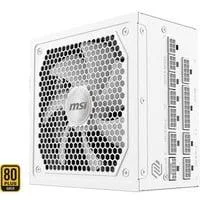 MAG A1000GL PCIE5 WHITE, PC-Netzteil weiß, 1x 12-Pin High Power GPU, 4x PCIe, Kabelmanagement, 1000 Watt