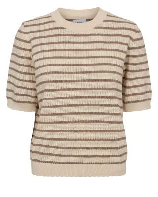Nümph - NUNICOLE PULLOVER - GOTS silver mink - Gr. - M