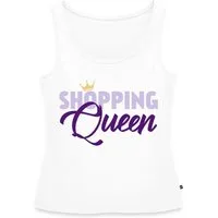 Spreadshirt T-Shirt Shopping Queen Mit Krone TV Kostüm Premium Tank Top Damen (1-tlg)