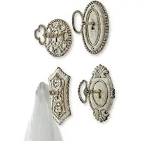 Mirabeau Dekohaken Haken 4er Set Codrington antiksilber