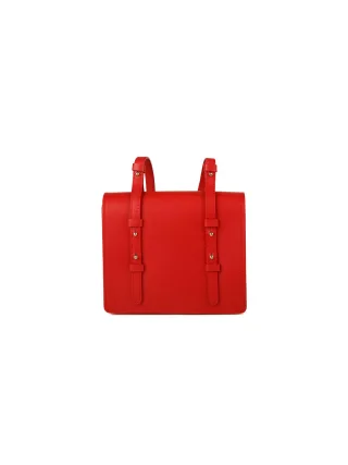 Giulia Monti Schultertasche Klassisches Rot