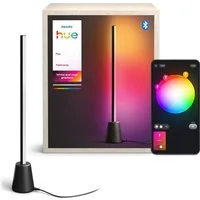 Philips Hue LED Tischleuchte Play, 60 cm, RGBW, Weiß & Farbverläufe, smartes Licht, Abschaltautomatik, Bluetooth, CCT - über Fernbedienung, Dimmer, Dimmfunktion, Farbsteuerung, Farbwechsel, Leuchtdauer einstellbar, Memoryfunktion, Nachtlichtfunktion,