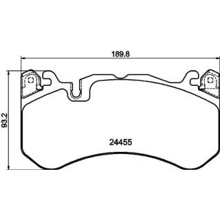 Hella Bremsbel?ge vorne Audi A6 A7