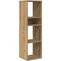 vidaXL Bücherregal Bücherregal Artisan-Eiche 34x31x112 cm Holzwerkstoff, 1-tlg.