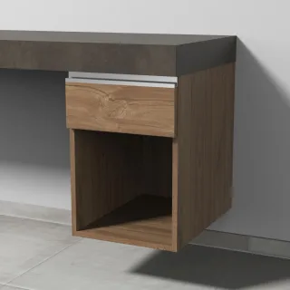Sanipa Anbau-/Solitärschrank 2morrow (L2351) 510x350x520 Eiche-Kansas, L235159 L235159