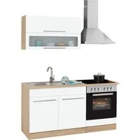 KOCHSTATION Pantryküche KS-Eton, mit E-Geräten, Breite 160 cm