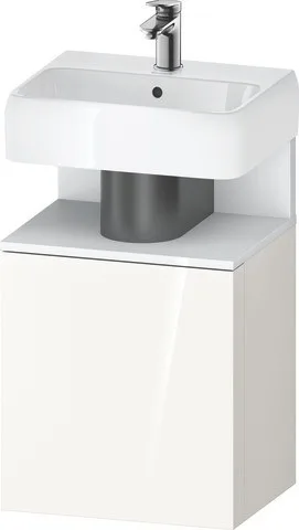 Duravit Qatego Waschtischunterbau wandhängend Weiß Hochglanz 440x350x645 mm - QA4076L18220000 QA4076L18220000
