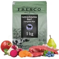 Fresco Dog TrockenBarf Hundefutter Trocken Lamm, 1kg / 2,5kg / 5kg, Trockenfutter für: Hunde, Hypoallergen, getreidefrei, 80% Frischfleisch