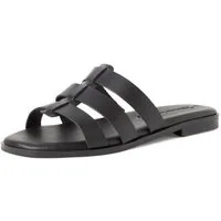 Tamaris Pantolette, Sommerschuh, Schupfschuh, Flats mit modischen Riemchen