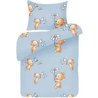 Bestlivings Babybettwäsche KB-04837 Bettbezug, Baumwolle, 2 teilig, Kinder Bettwäsche 2-tlg (100x135cm / 40x60cm) Bettdecken Set