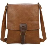 ITALYSHOP24 Schultertasche Damen Tasche Shopper Messenger CrossOver Tablet, als Umhängetasche, Handtasche, Bodybag tragbar