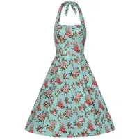 Hearts & Roses London Trägerkleid Heidi Floral Swing Dress Rockabella Vintage Retro