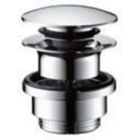 hansgrohe Ablaufventil HG Ablaufventil push-open DN32 chrom mit Überlaufloch, 1-tlg.