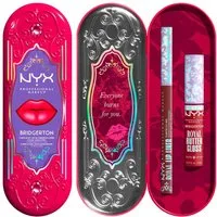 NYX PROFESSIONAL MAKEUP Schmink-Set BRIDGERTON ROYAL TREASURES LIP KIT, 2-tlg., Royal Butter Gloss und Royal Lip Liner