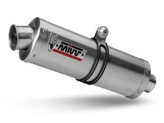 Sport Auspuff MIVV Oval Edelstahl Suzuki DL V-Strom 1000 /XT Bj. 2014-2019 Typ:DD EURO-3/EURO-4 +ABE
