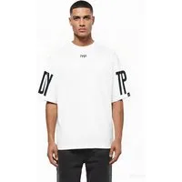trueprodigy Oversize-Shirt Viktor Logoprint Rundhals dicker Stoff