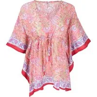Guru-Shop Longbluse Hippie Poncho, Kaftan, Tunika, Poncho Bluse,.. alternative Bekleidung