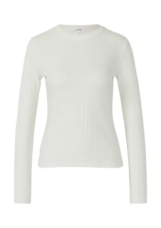 s.Oliver - T-Shirt creme - Gr. - 38