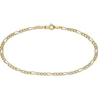 CHRIST Goldarmband CHRIST Damen-Armband Armband Figaro 375er Gelbgold, modern