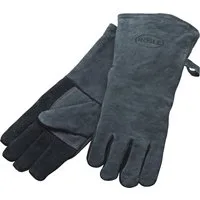 RÖSLE Grillhandschuhe VIDERO, 25031, Lederhandschuhe zum Schutz vor Verbrennungen, Universalgröße 24/XL