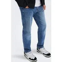 ONLY & SONS Regular-fit-Jeans ONSWEFT REG. MB 6755 MAT DNM NOOS Baumwollmischung, regular fit