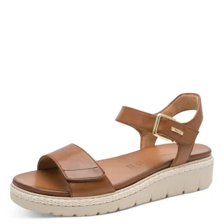 Tamaris - Da.-Sandalette cognac leather - Gr. - 39