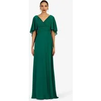 Kraimod Abendkleid mit Flügelärmeln & Falten-Top