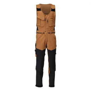 MASCOT Herren Kombihose mit Knietaschen CUSTOMIZED Nussbraun / Schwarz 50 - 22069-311-5409-82C50