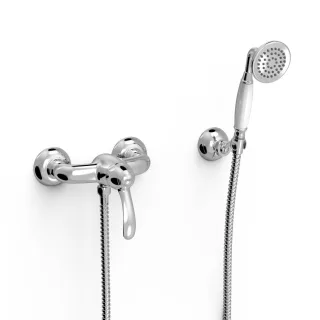 Tres Einhebel Brausemischer Anti Kalk Messing Handbrause: Ø 78 mm , 24216701 24216701