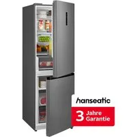 Hanseatic Kühl-/Gefrierkombination HKGKB18560BNFI, 185 cm hoch, 59,5 cm breit, inkl. 3 Jahre Herstellergarantie