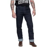 KingKerosin Gerade Jeans Robin mit Cinch-Back