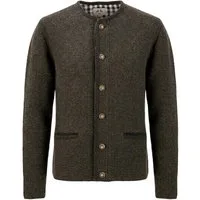 Country Maddox Trachtenjacke Strickjacke Hausstein kiesel
