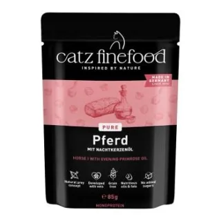 Catz finefood Nassfutter Katze Pure Adult Pferd 64x85 g