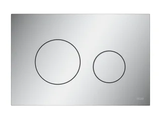 Tece loop WC-Betätigungsplatte Kunststoff für Zweimengentechnik, Chrom matt, 9240922 9240922