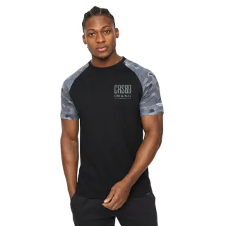 Crosshatch - "Branton" T-Shirt für Herren (Schwarz)