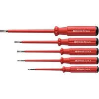 PB Swisstools Schraubendreher, (5 St), Satz VDE Schlitz im Karton Classic