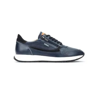 Pikolinos Herren-Sneaker aus blauem Leder, bequem und tragbar - Getafe