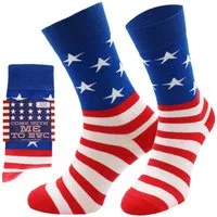 Chili Lifestyle Freizeitsocken USA Lustige Socken mit Spruch Banderole als Geschenksocken (Paar, 1-Paar, Mit Spruchbanderole) Weichbund ohne Gummidruck