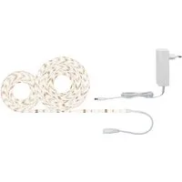 Paulmann LED-Streifen SimpLED Stripe Set 7,5m 20W 230/12V DC Weiß Metall Kunststoff, 1-flammig