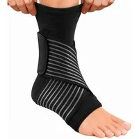 ibettertec Sprunggelenkbandage Sprunggelenkbandage Knöchelbandage Knöchelbandage Sprunggelenk (Fußgelenk Bandage Bandage Fußgelenk orthopädisch – Sprunggelenkbandage, &Knöchelbandage für Stabilisierung, Plantarfasziitis, Achillessehne), verstellbarer