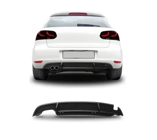 Heckdiffusor Diffusor Stoßstange Hinten Sport Look für VW Golf 6 VI ab 10/2008-