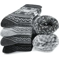 OCCULTO Norwegersocken Damen Norweger Socken 6er Pack (Modell: Frida) (6-Paar)
